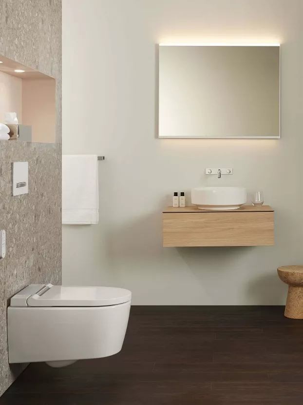 © Geberit / Badserien Geberit ONE, Geberit VariForm und Geberit AquaClean Sela