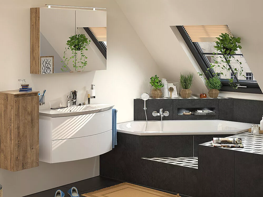 Bad mit Dachschräge