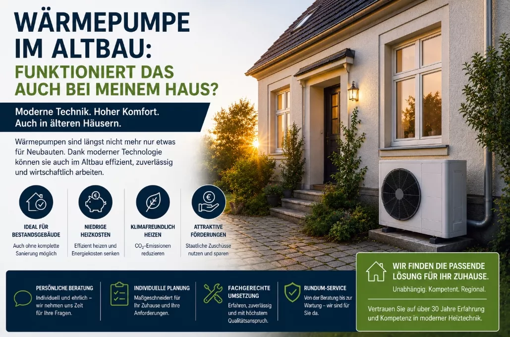 Wärmepumpe im Altbau